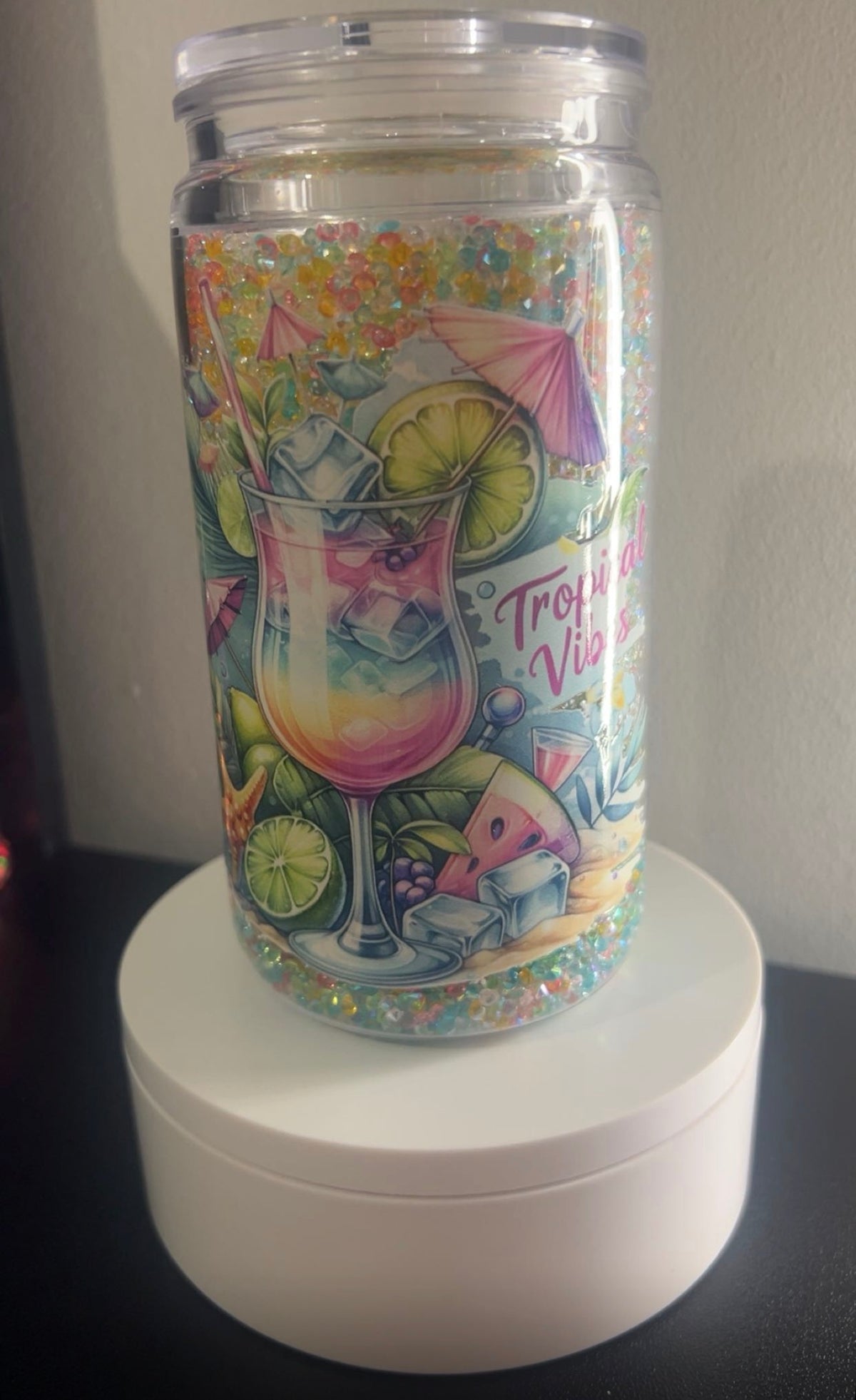 16oz Rhinestone tumbler