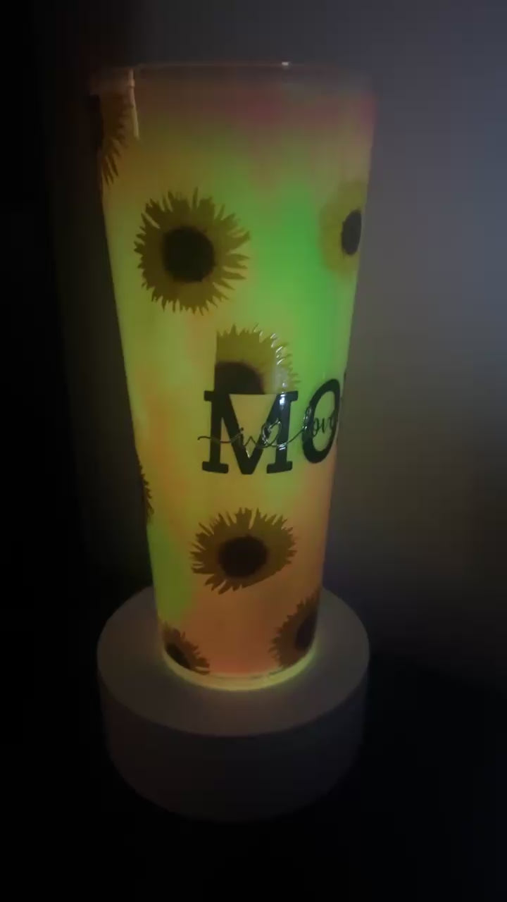 Glow in the dark 24oz tumbler